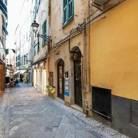 Of An Old Building In The Center Of * Sanremo